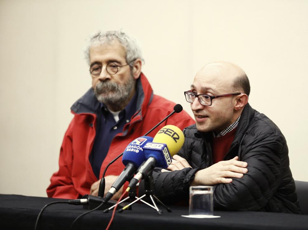 Félix Zapatero, a la izquierda, junto a Jesús Vidal. Ambos serán reconocidos en los Premios Simón.