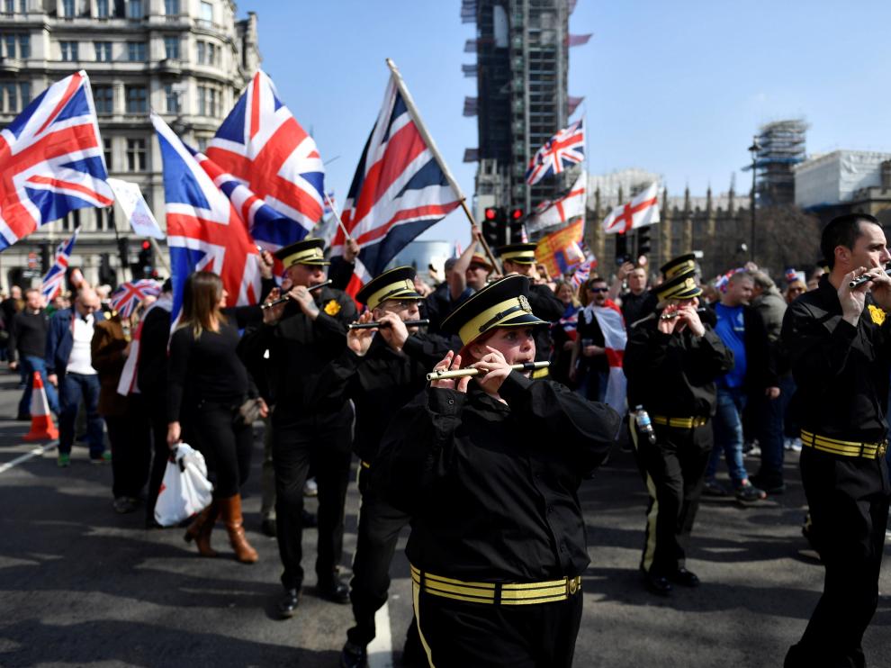 Marcha probrexit en Londres