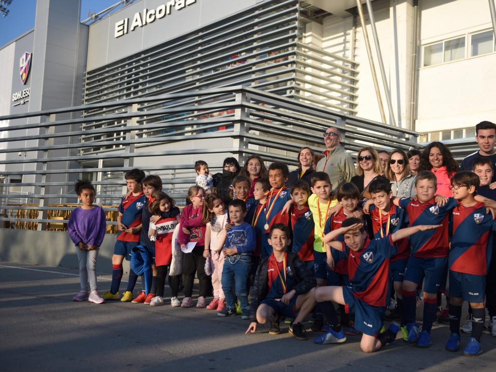 Aficionados de la SD Huesca