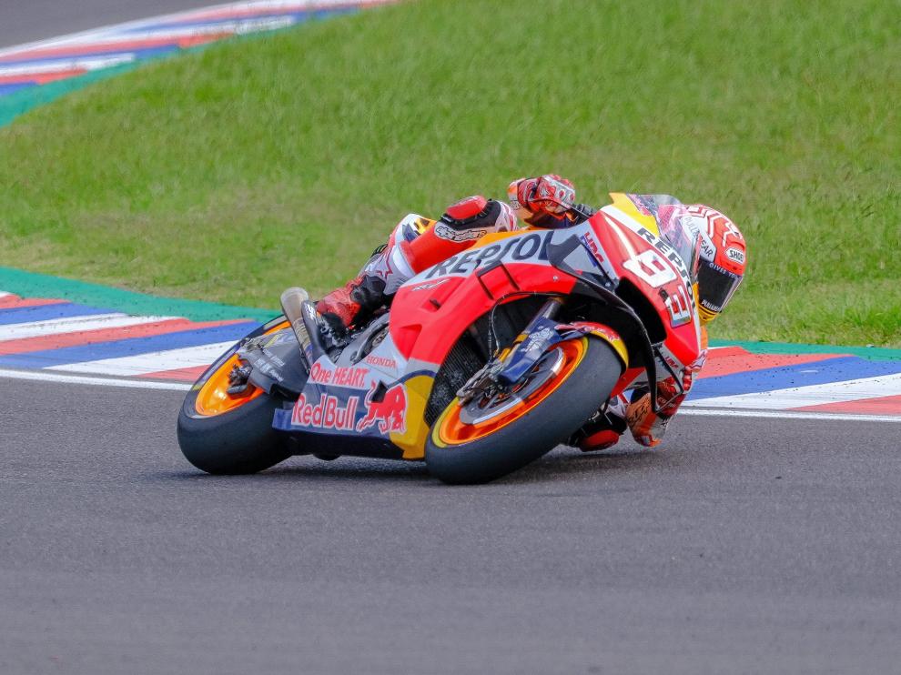 Márquez durante el GP de Argentina.