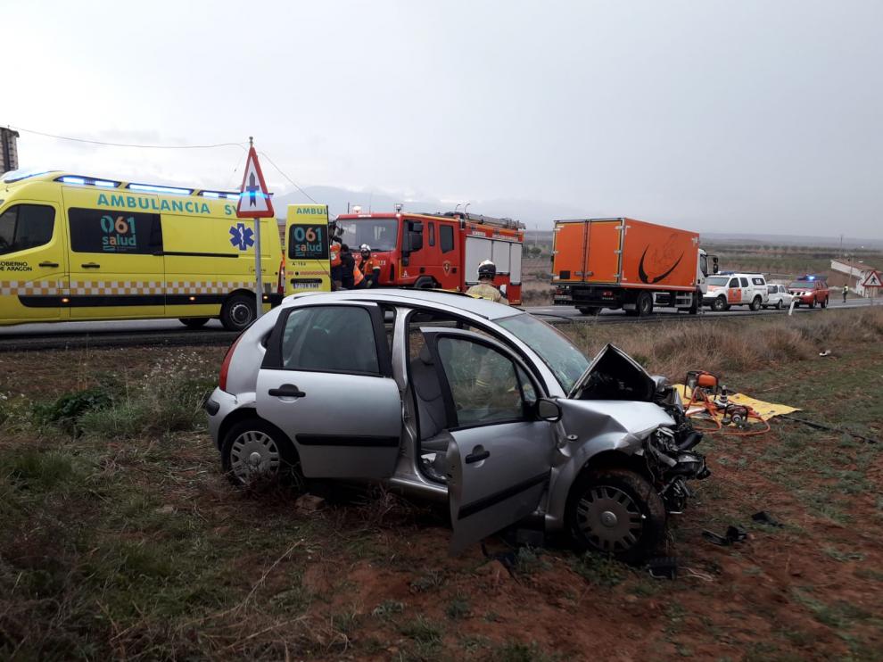 Accidente en Cervera de la Cañada