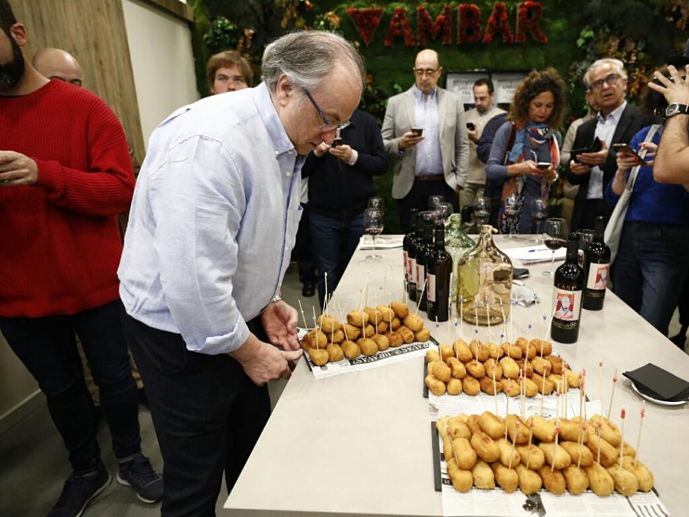 Un momento de la presentación del I Concurso de Croquetas.