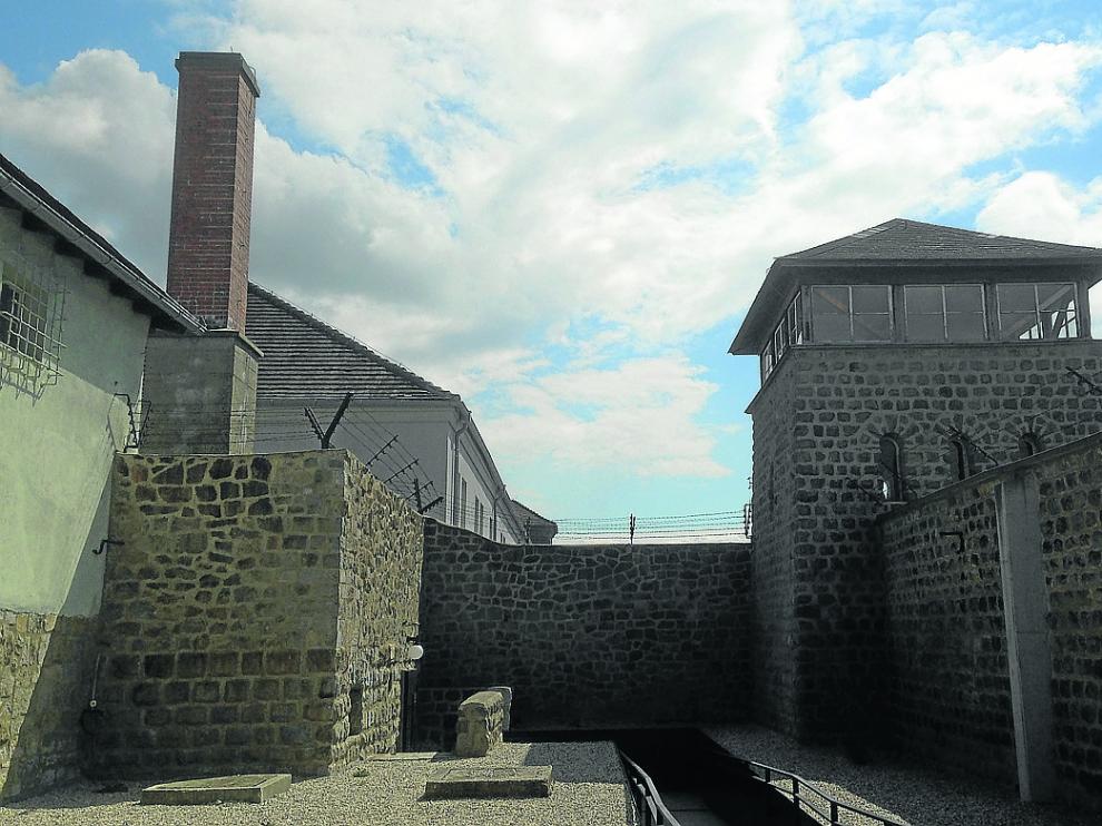 El campo de concentración de Mauthausen.