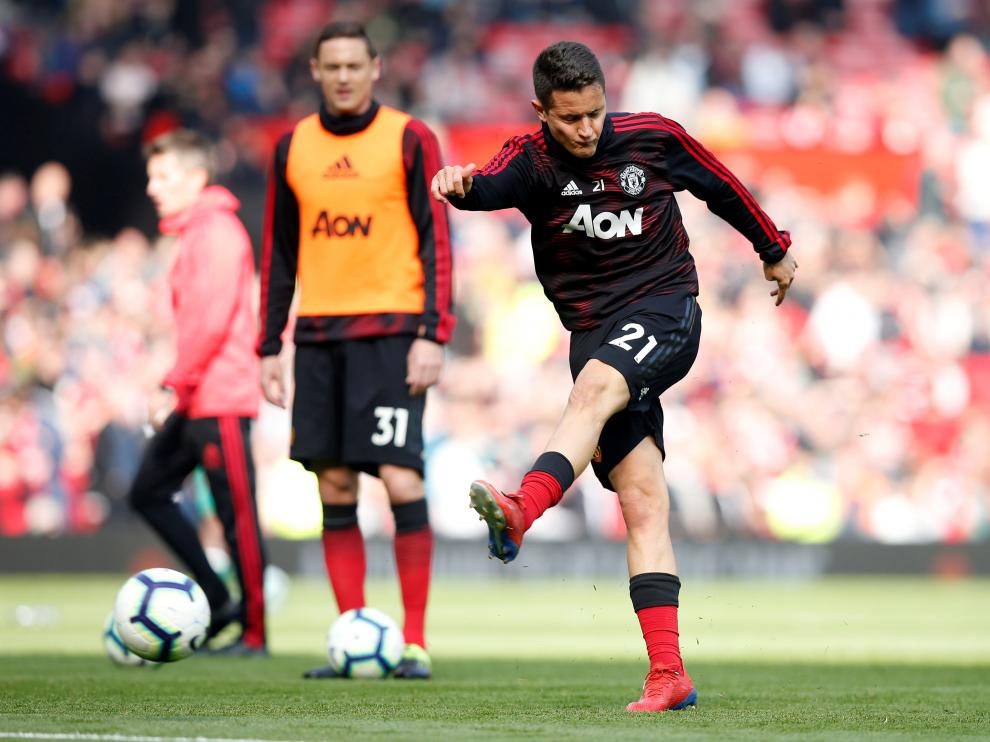 Ander Herrera, en un partido con el Manchester United.