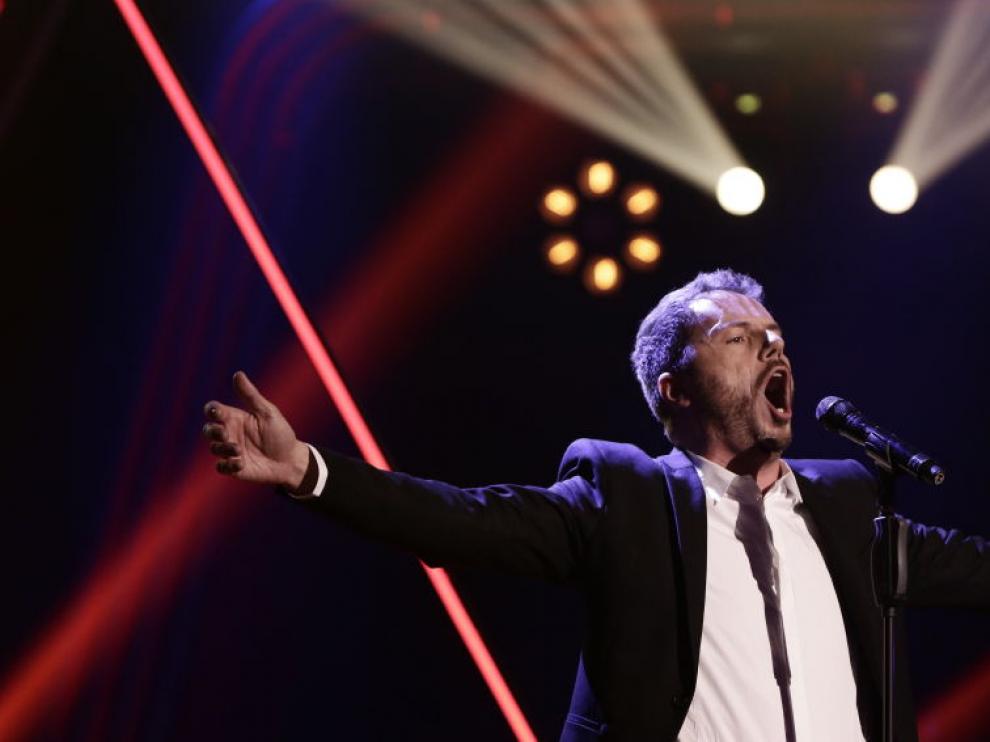 Ángel Cortés cantó 'Amapola' en la semifinal de La Voz