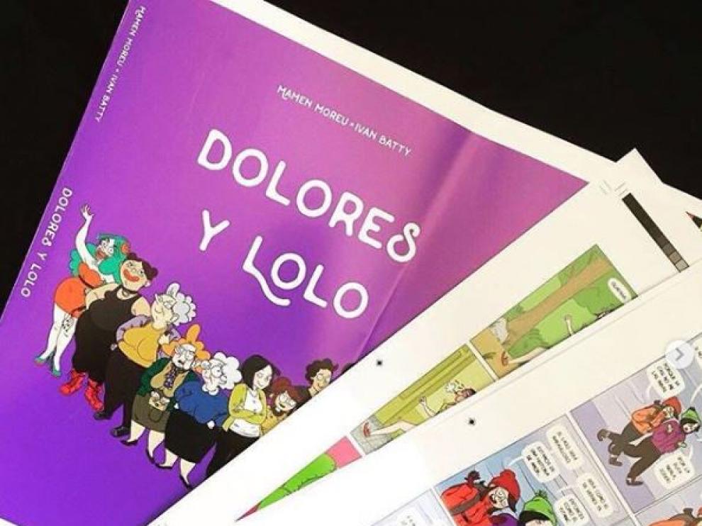 'Dolores y Lolo', el nuevo cómic que presenta la aragonesa Mamen Moreu en Barcelona Cómic
