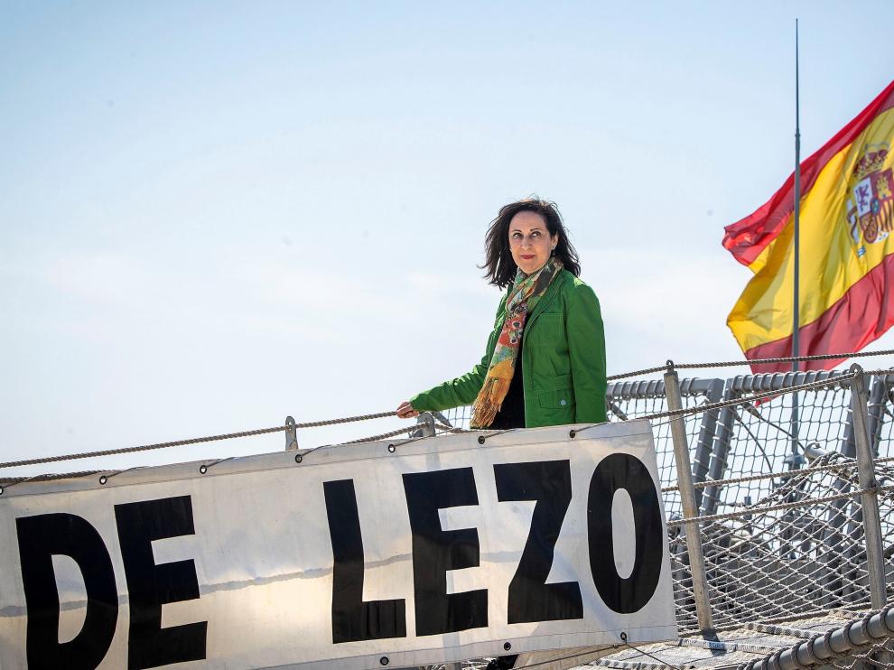 La ministra Robles durante un acto este miércoles en Cádiz