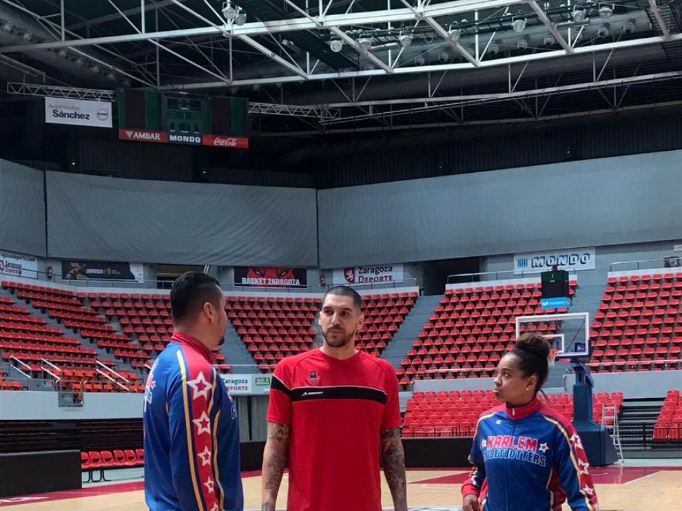 Nacho Martín, junto a Ice y el Gato Meléndez.