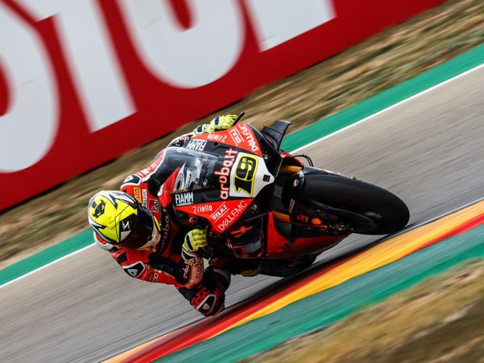 Bautista, en pista.