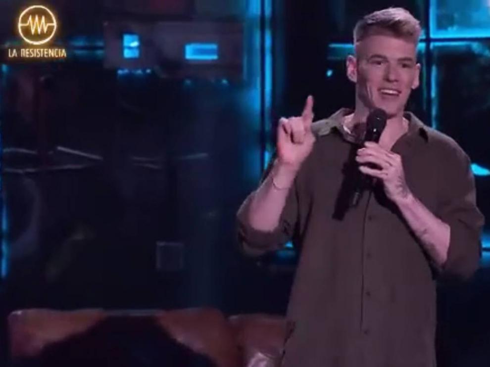 Captura del monólogo de Iggy Rubin en el programa 'La Resistencia' retirado por Movistar+.