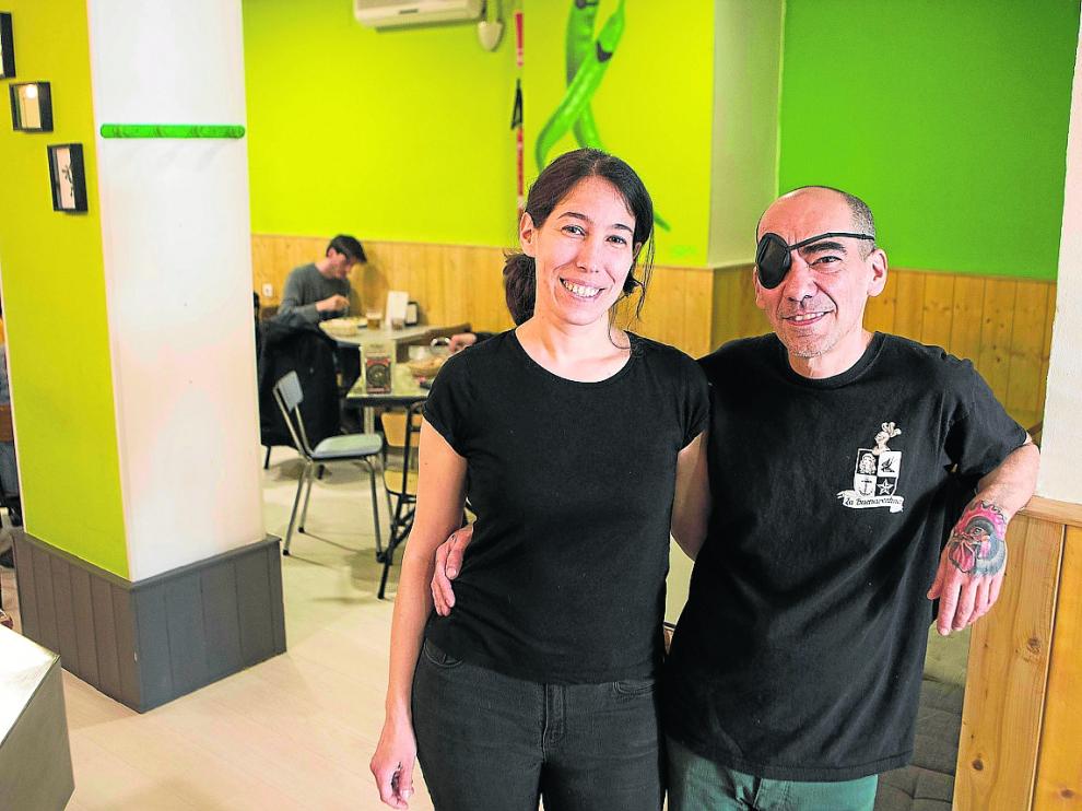 Sheila Latorre y Hernán Pino, responsables de La Piparra.
