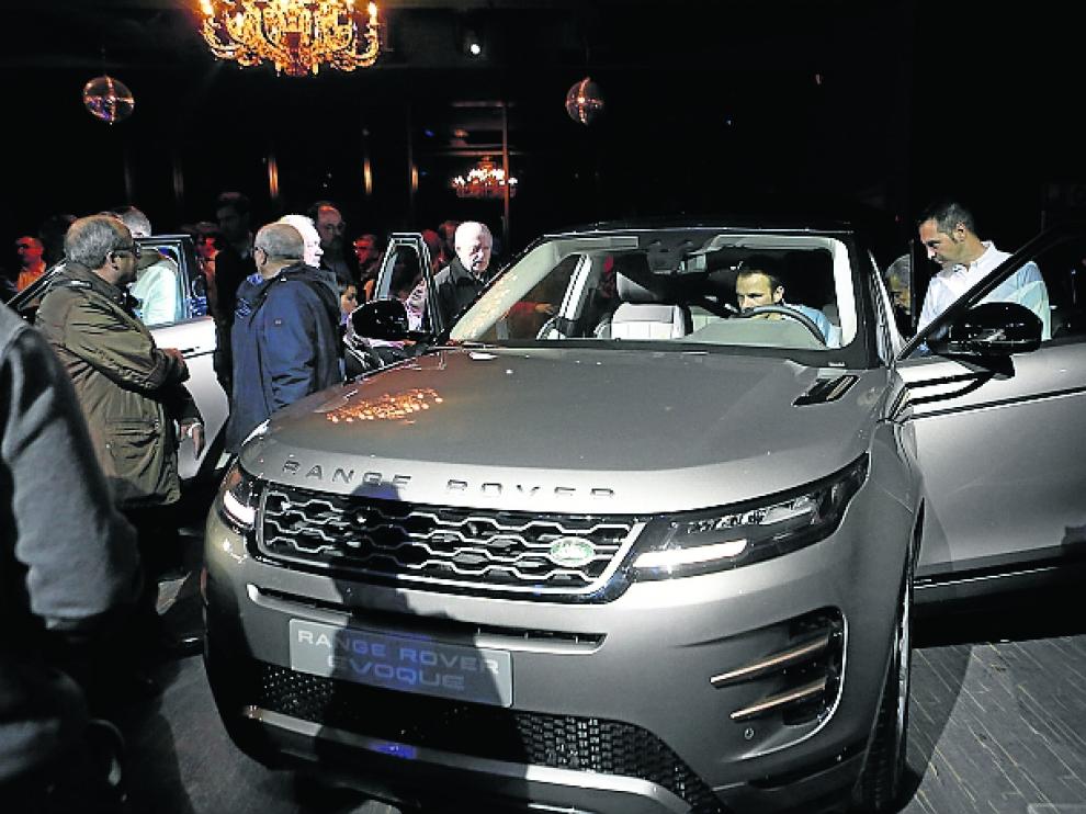 Presentación del Range Rover Evoque en Zaragoza.