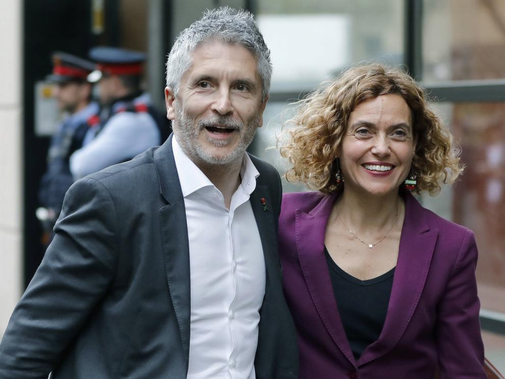 Fernando Grande Marlaska y Mertixell Batet