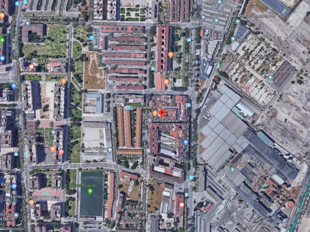 La calle de Valle de Arán.