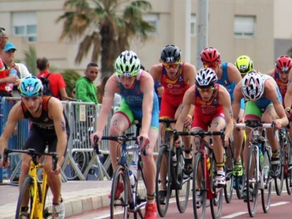 Trayecto ciclista en Melilla.