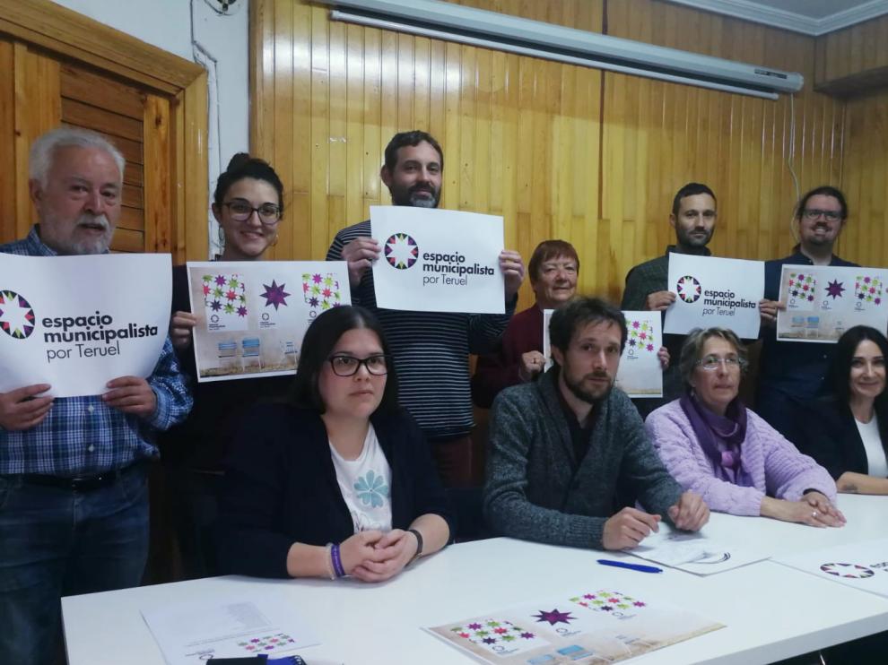 Presentación de la candidatura de Espacio Municipalista de Teruel.