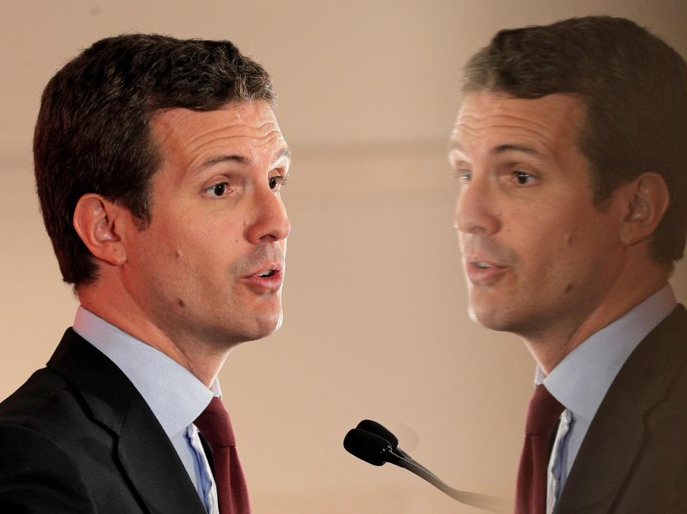El presidente del Partido Popular, Pablo Casado.