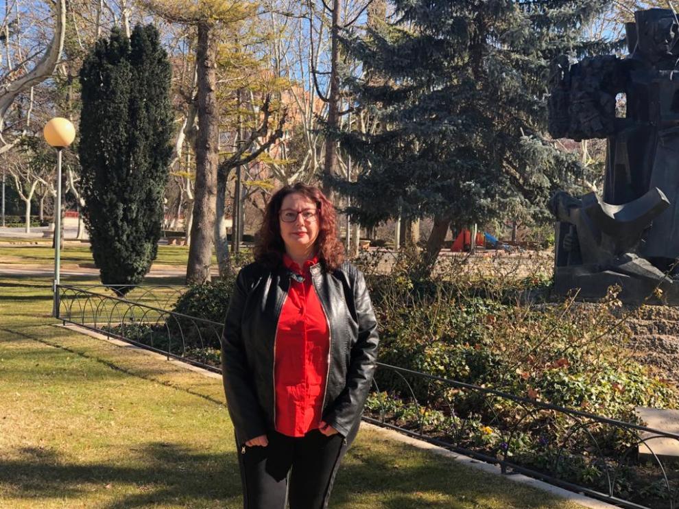Anabel Gimeno, portavoz de Ganar Teruel.