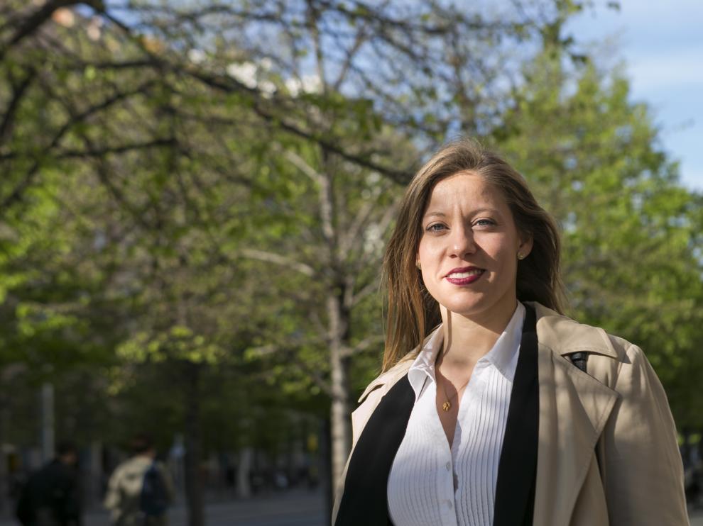 Pilar Berges es una de las primeras beneficiarias del Plan de retorno de talento joven aragonés del IAJ
