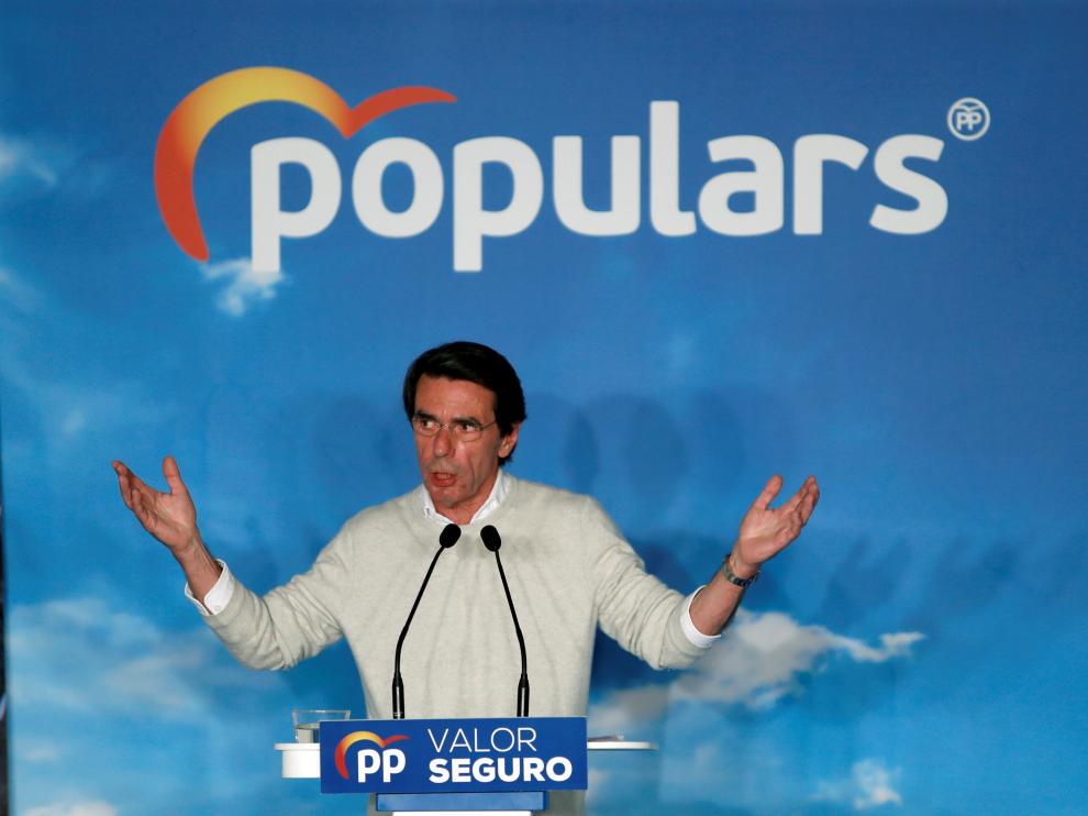El expresidente del Gobierno, José María Aznar.