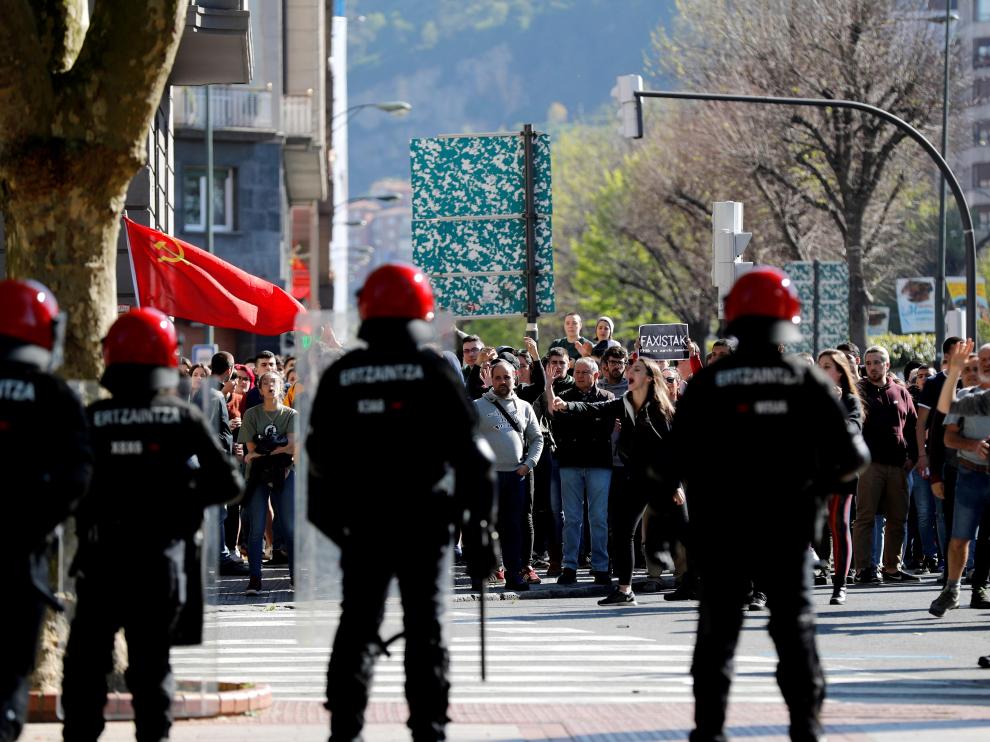 Altercados en los actos de Vox en el País Vasco.