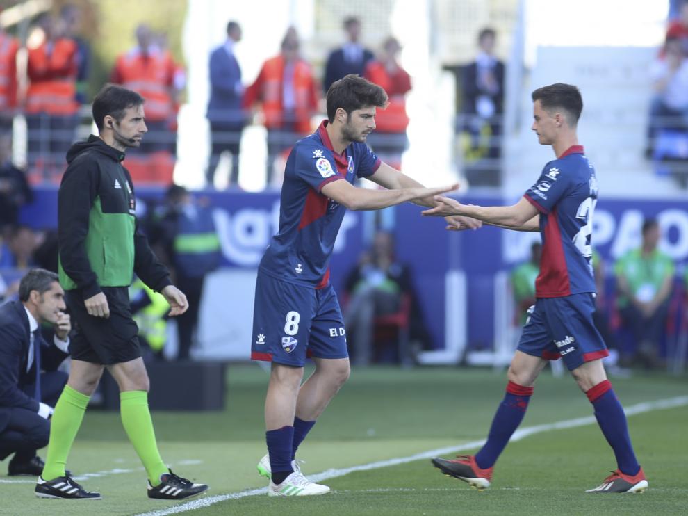 Melero sustituyó a Juanpi ante el FC Barcelona.