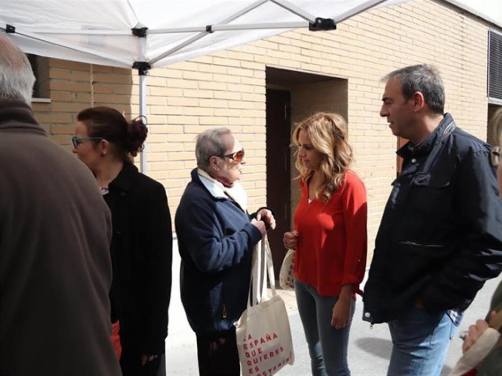 Sumelzo, en el acto de este domingo.