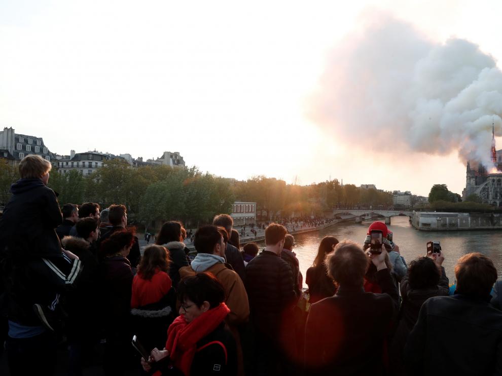 Incendio en la catedral de Notre Dame