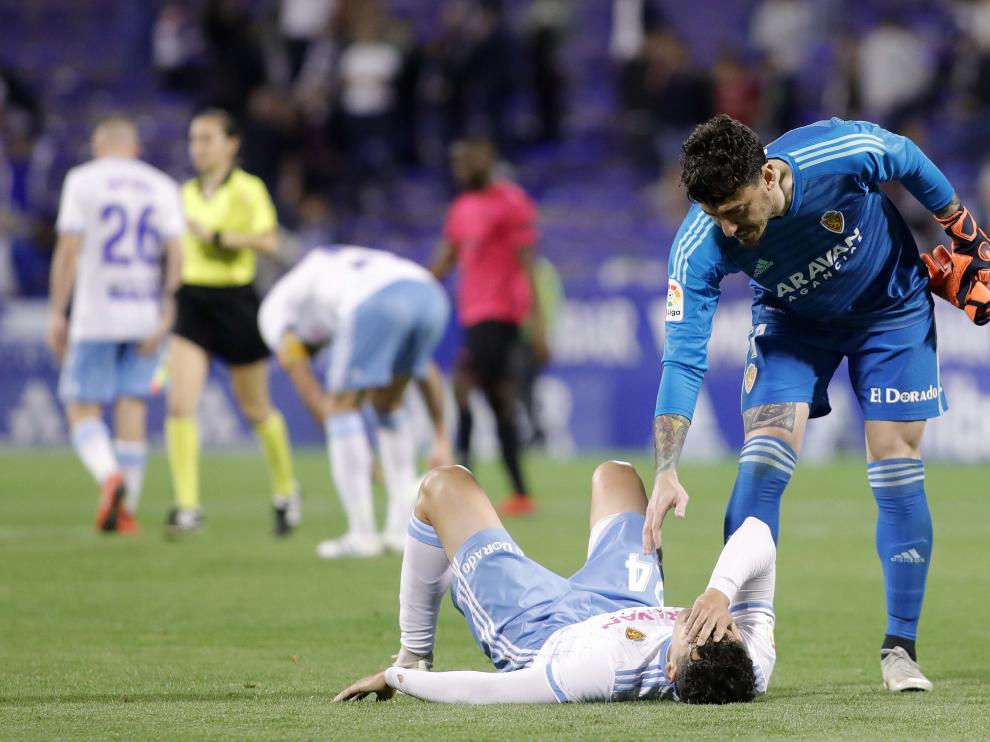 Partido Real Zaragoza Alcorcón en La Romareda