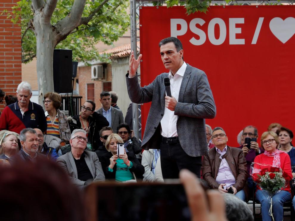 El presidente del Gobierno y candidato del PSOE para las elecciones generales, Pedro Sánchez.
