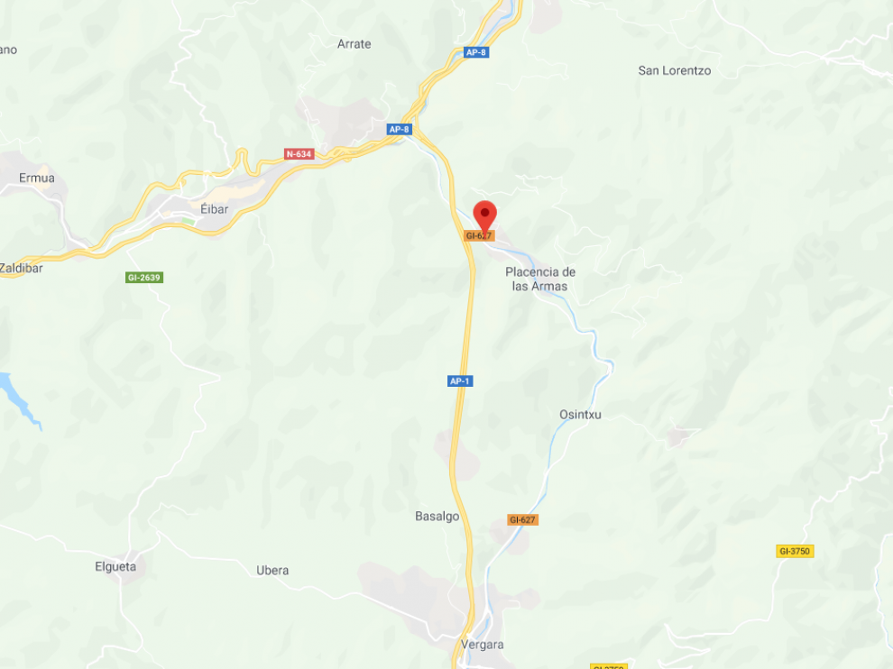 La mujer ha sido encontrada en aguas del río Deba.
