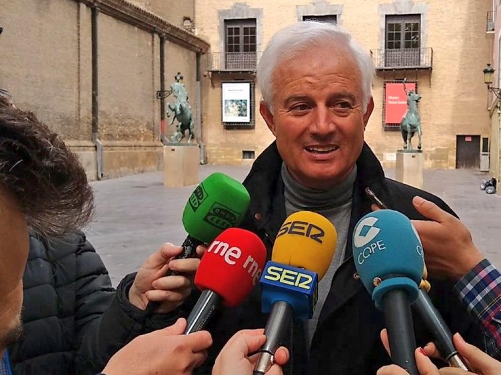 El candidato del PP al Congreso por Zaragoza, Eloy Suárez.