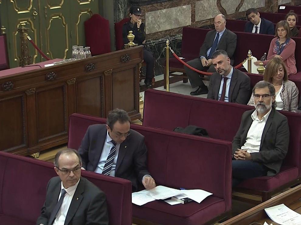 Un momento del juicio del 'procés'.