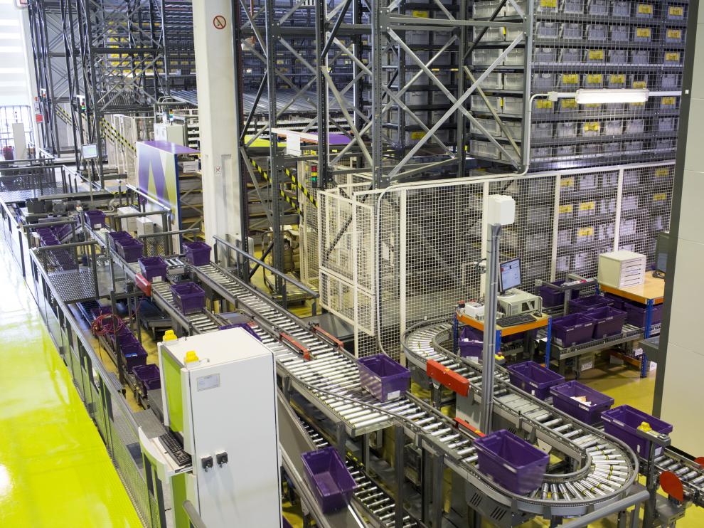 Instalaciones de la empresa en la Ciudad del Transporte de la capital aragonesa.