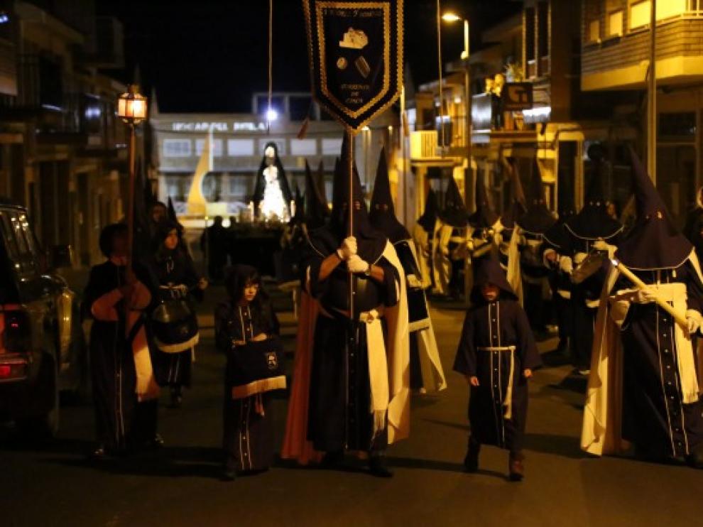 Procesión del Encuentro en Mequinenza.