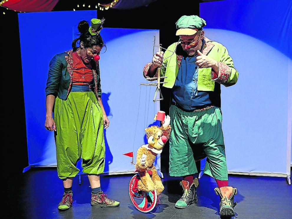 Un momento de la obra ‘Un día en el teatro’.