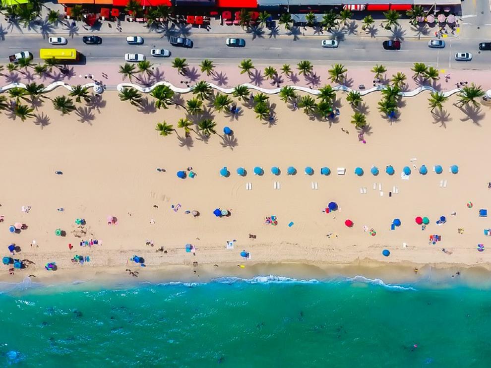 Una playa de Florida.