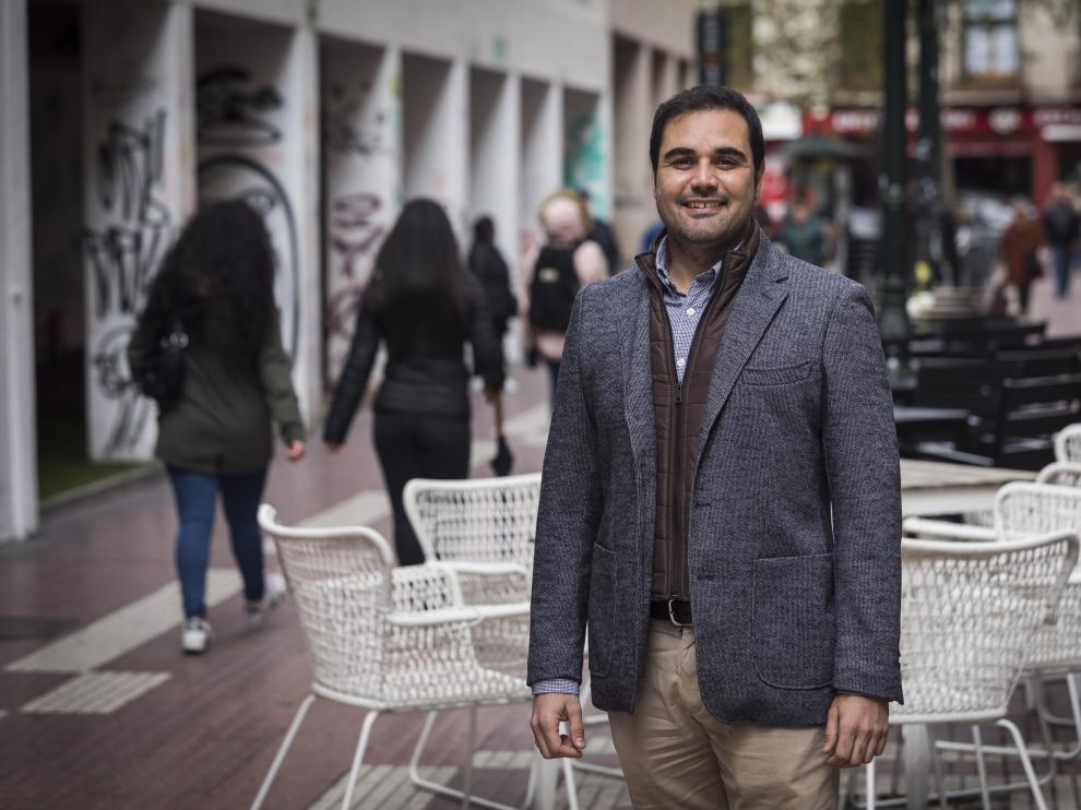 El candidato de Ciudadanos al Congreso, Rodrigo Gómez.
