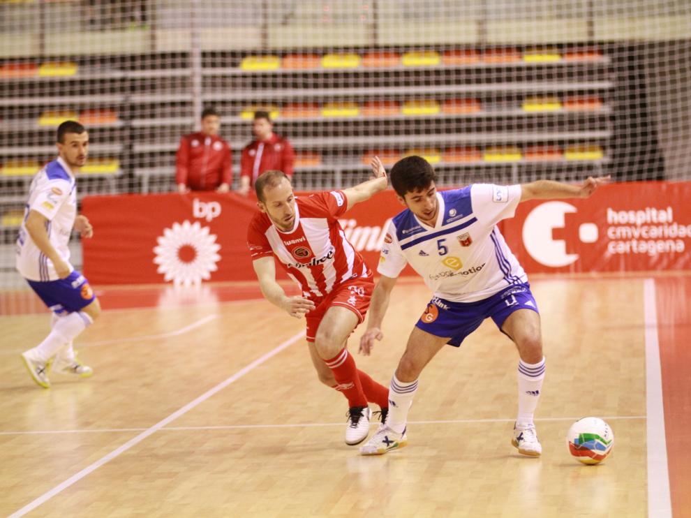 Partido entre el Jimbee Cartagena y el Fútbol Emotion Zaragoza