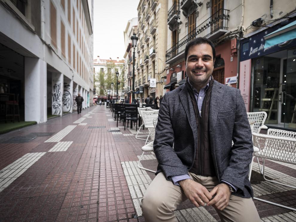 Rodrigo Gómez, cabeza de lista de Ciudadanos al Congreso de los Diputados por Zaragoza.