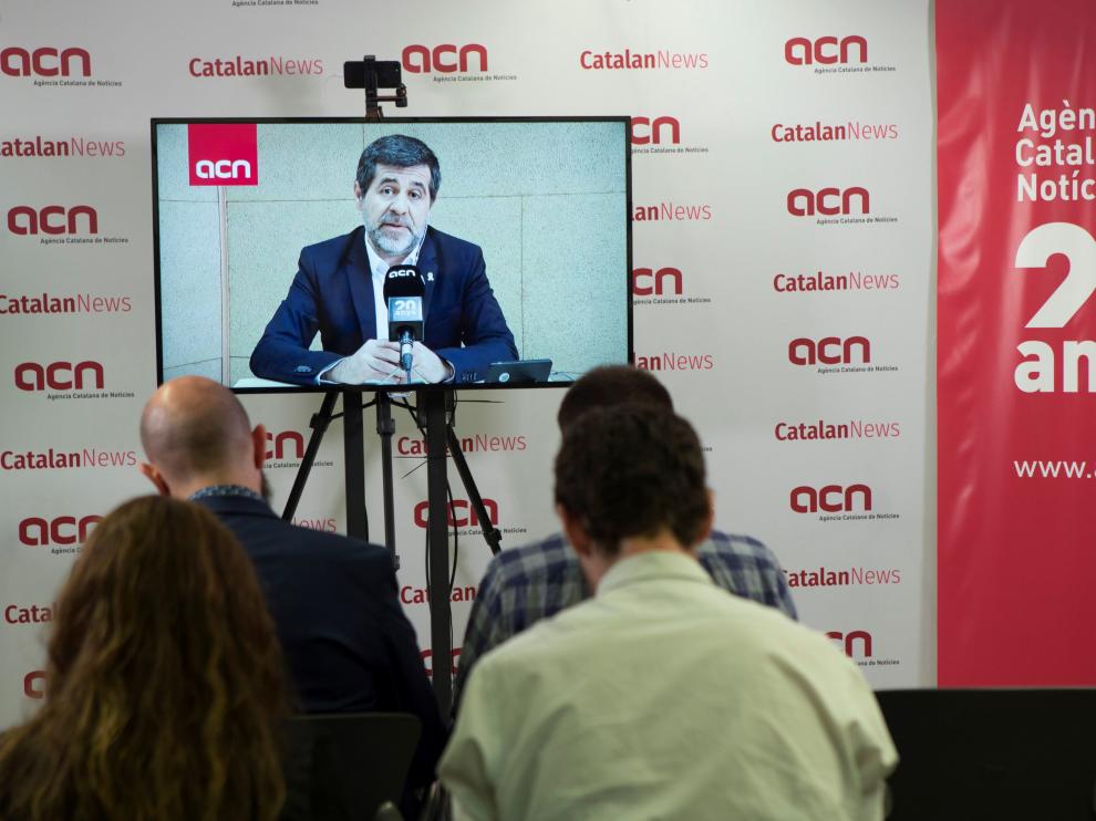 Acto electoral de Jordi Sànchez.