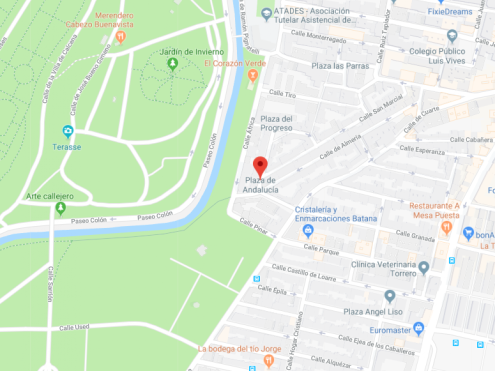 Ocurrió en la plaza de Andalucía
