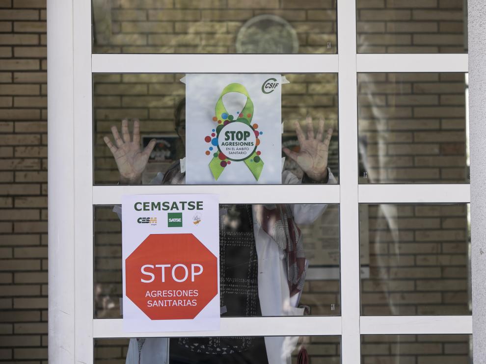 El personal sanitario de Aragón se ha movilizado repetidamente contra las agresiones y exigiendo seguridad.