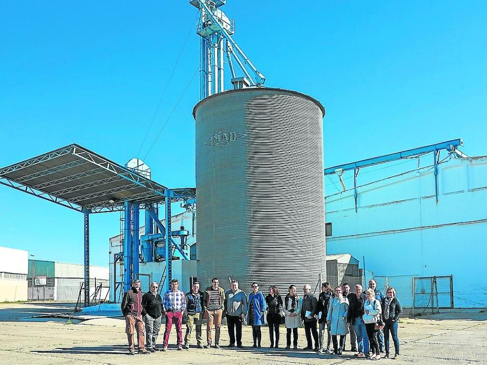 Represenantes de cooperativas francesas viajaron a Aragón para intercambiar ideas del proyecto.