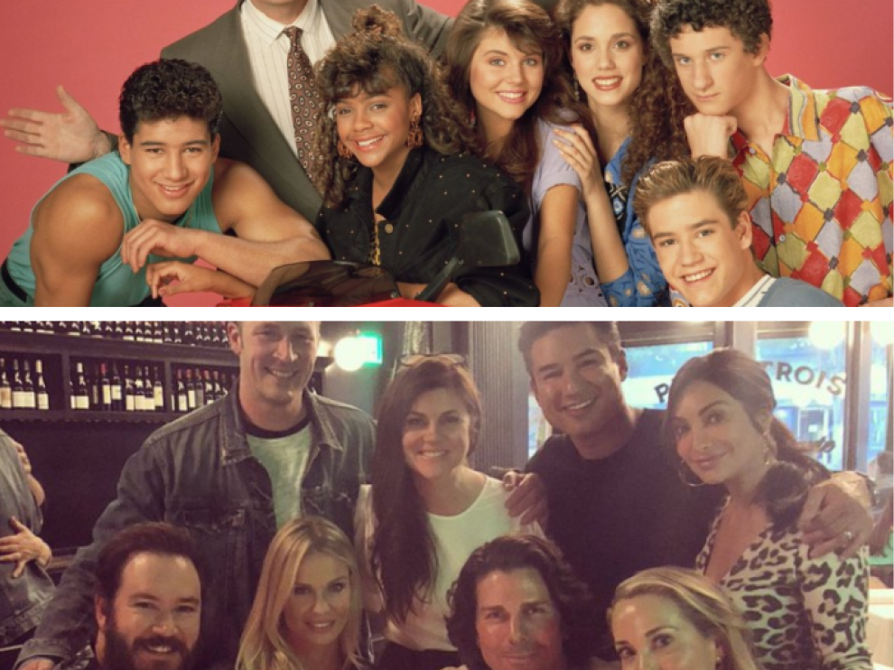 Los actores de la serie hace 30 años y recientemente