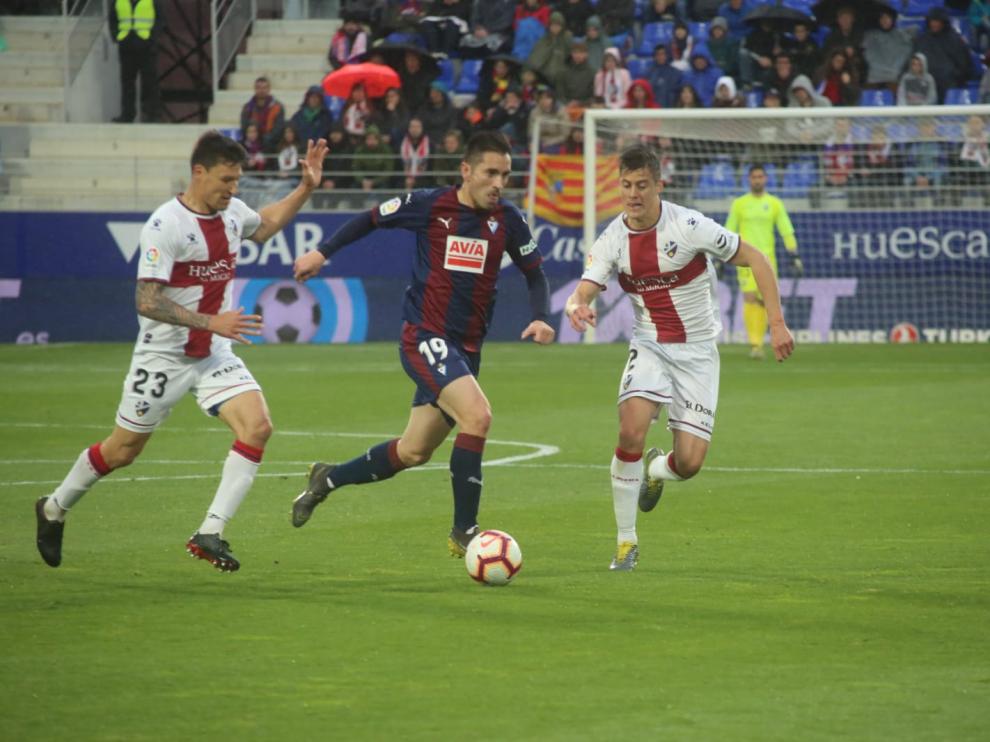 Partido de Primera División SD Huesca - Eibar en el Alcoraz