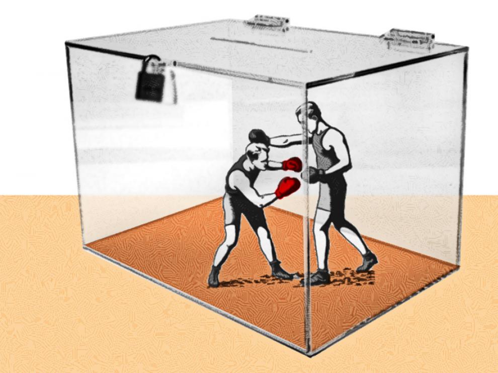 Los dos debates televisivos han mostrado dos bloques contrapuestos.
