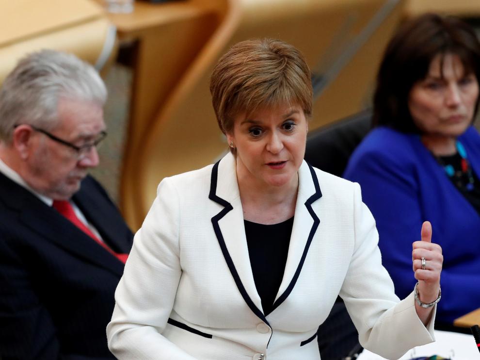 La ministra principal de Escocia, Nicola Sturgeon.