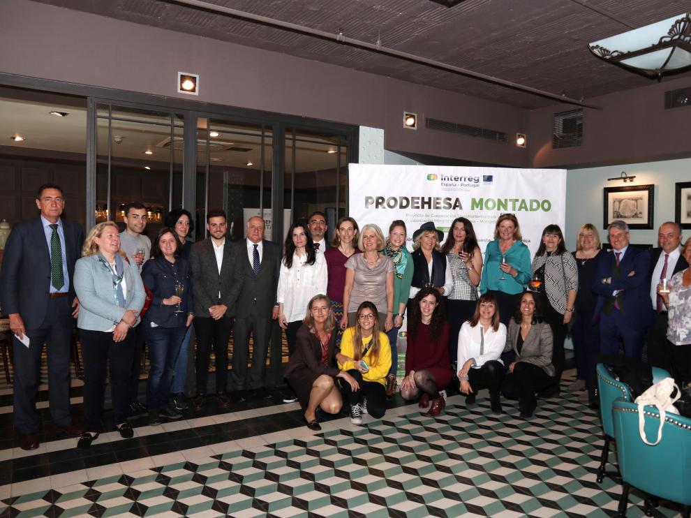 Fotografía facilitada por Extremadura Avante del evento gastronómico organizado este miércoles en el marco de la cooperación transfronteriza 'Dehesa Montado'.