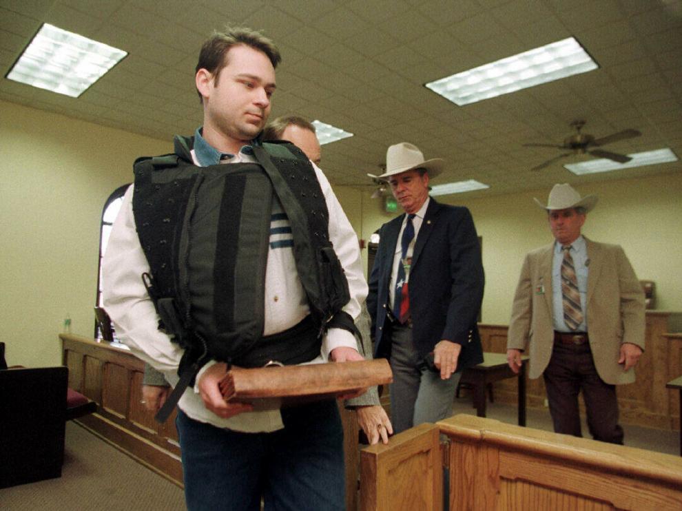 John William King, en el tribunal de Jasper, Texas, en una imagen de 1999.